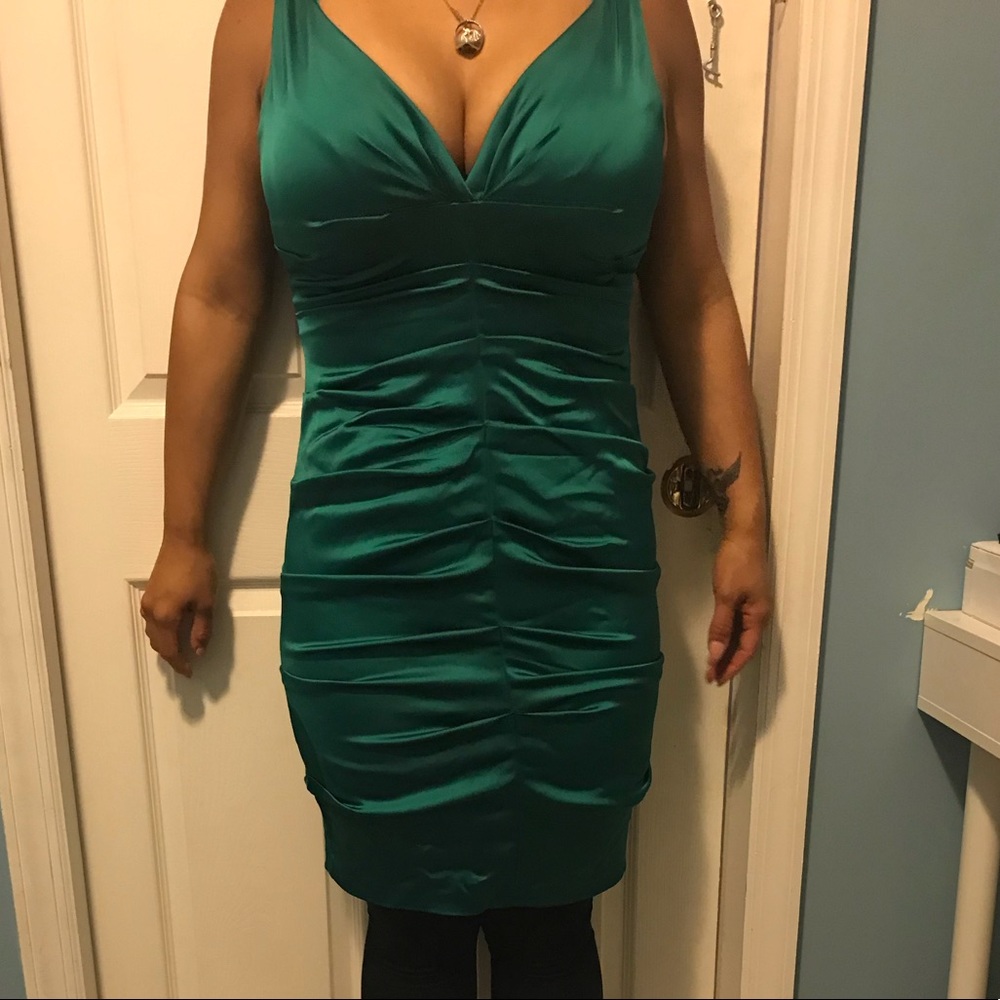 Green Cocktail Dress